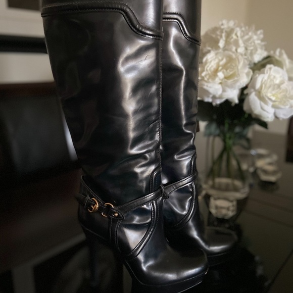 AUTHENTIC GUCCI Dalia Knee High Boots - Picture 2 of 12